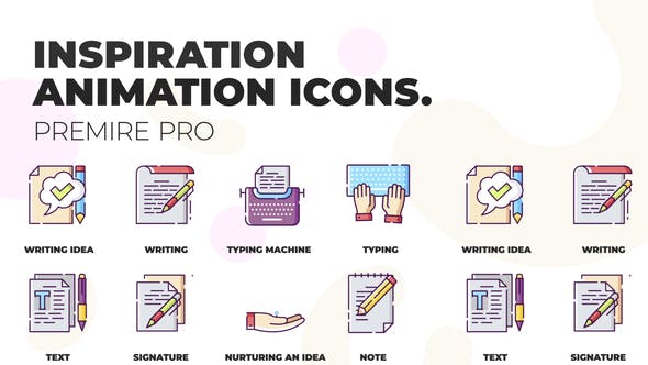 Inspiration & Content MOGRT Icons - Download Videohive 36823866