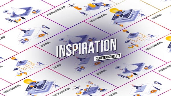 Inspiration Isometric Concept - 28986847 Videohive Download