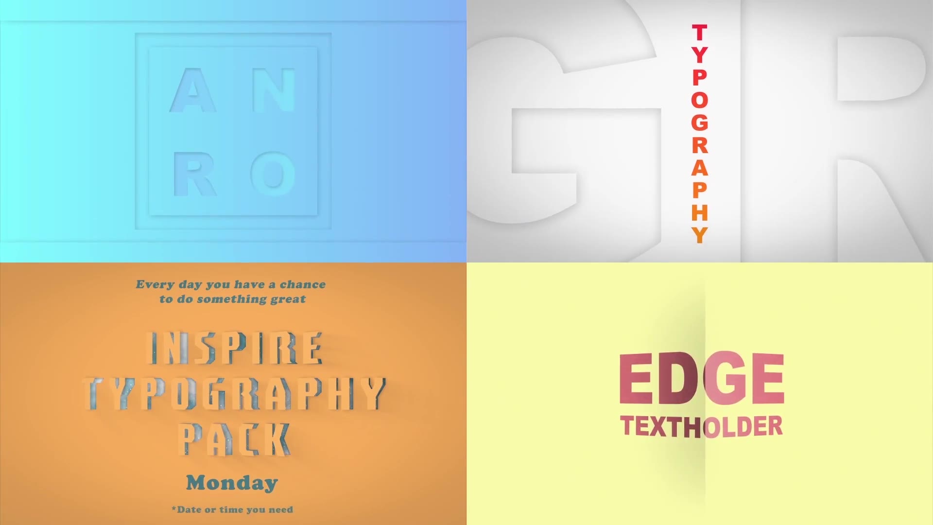 Inspire Typography Videohive 21874882 After Effects Image 3