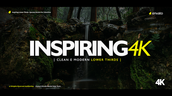 Inspiring Lower Thirds for Premiere - Download Videohive 21874120