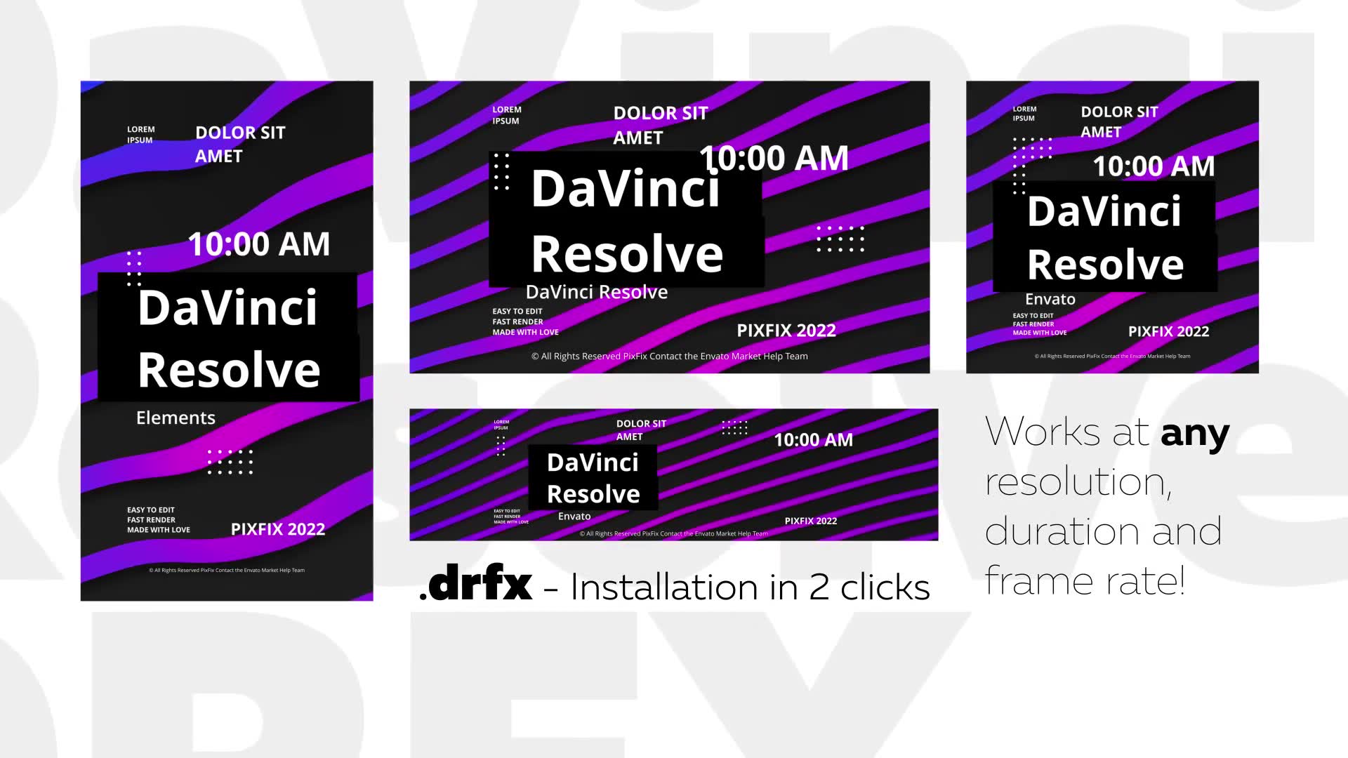 Insta Stories Davinci Resolve DRFX Videohive 35891642 DaVinci Resolve Image 3