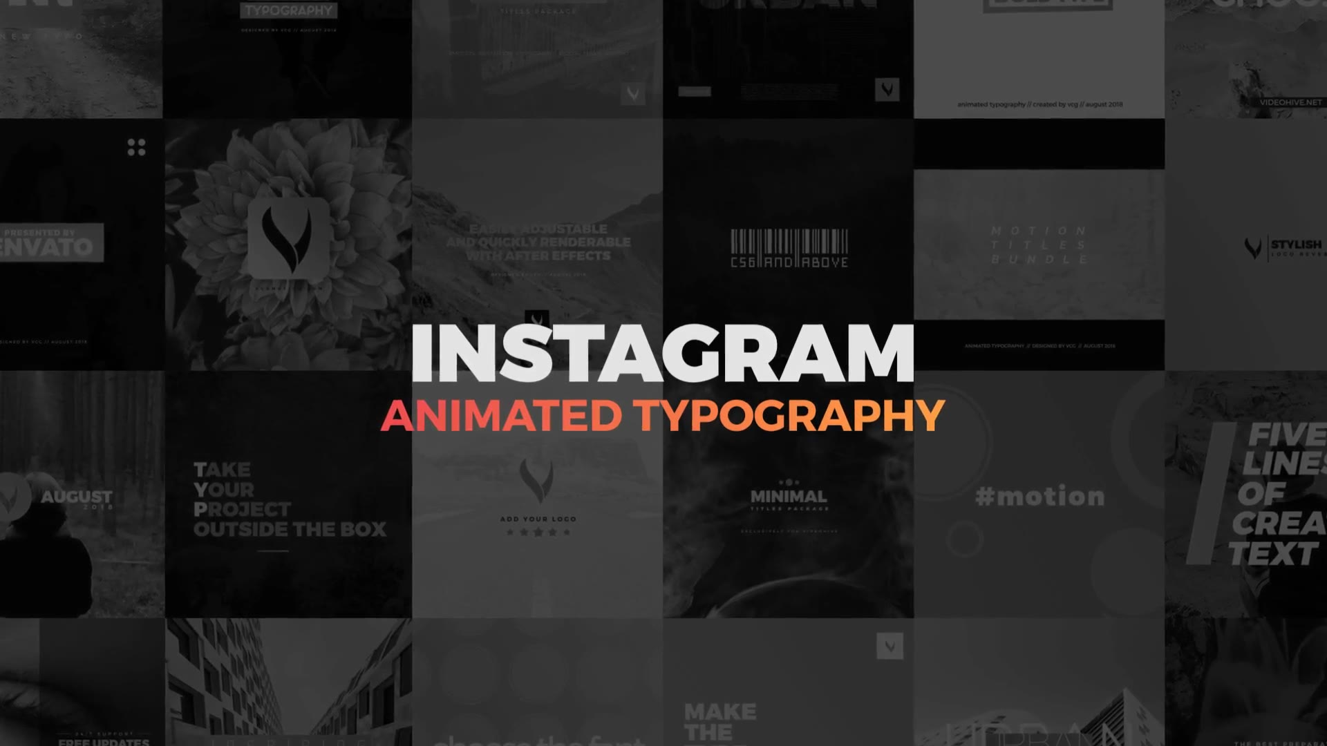 Instagram Animated Typography - Download Videohive 22535758