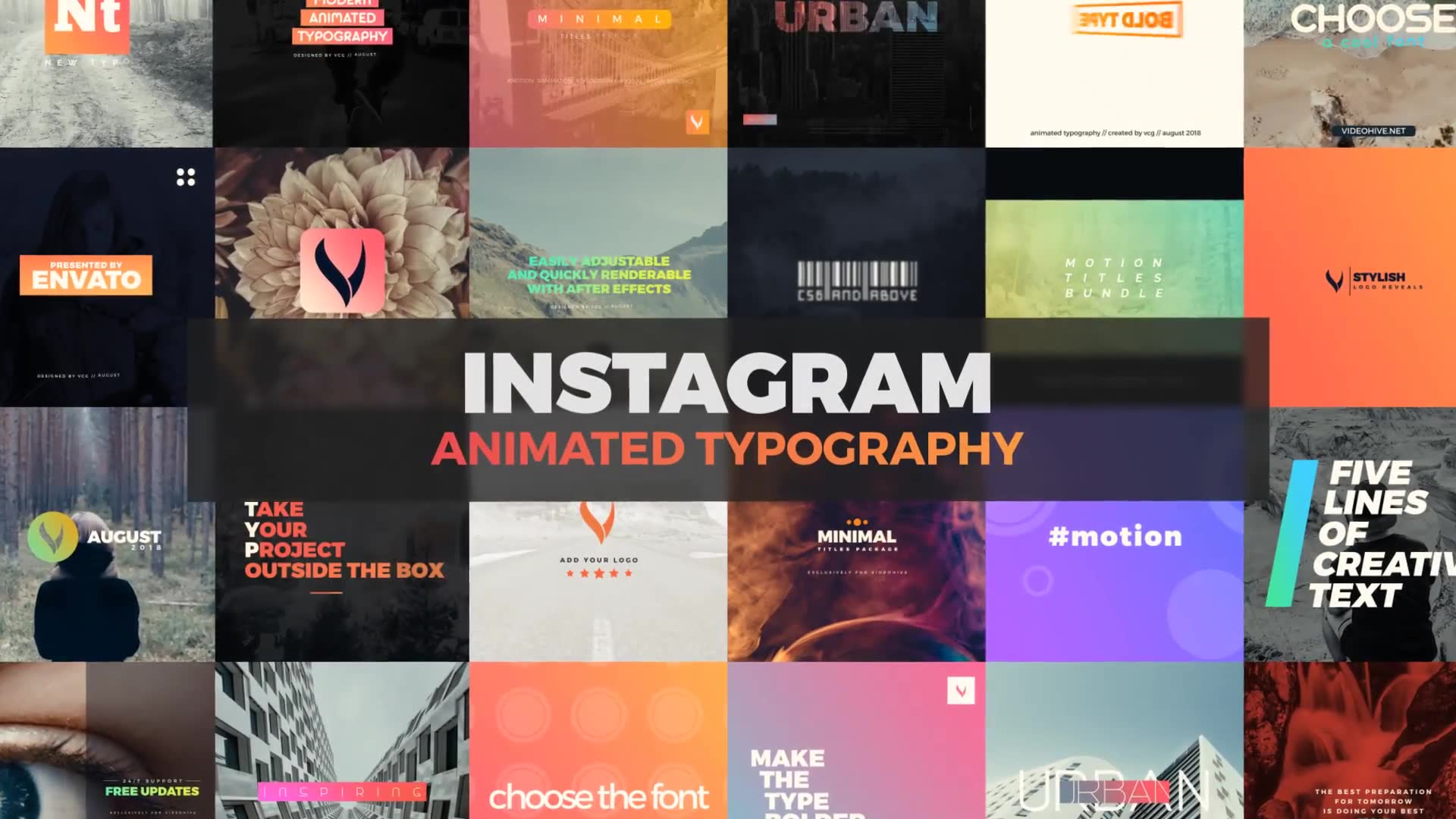 Instagram Animated Typography - Download Videohive 22535758