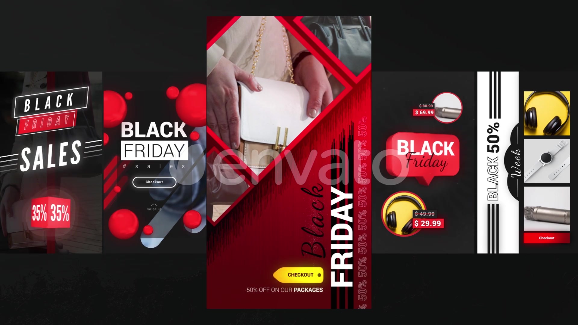 Instagram Black Friday Stories Videohive 29488411 After Effects Image 10