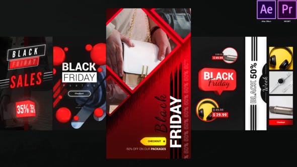 Instagram Black Friday Stories - Download 29488411 Videohive