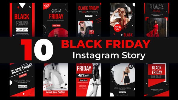Instagram Black Friday Stories - Videohive 34768652 Download