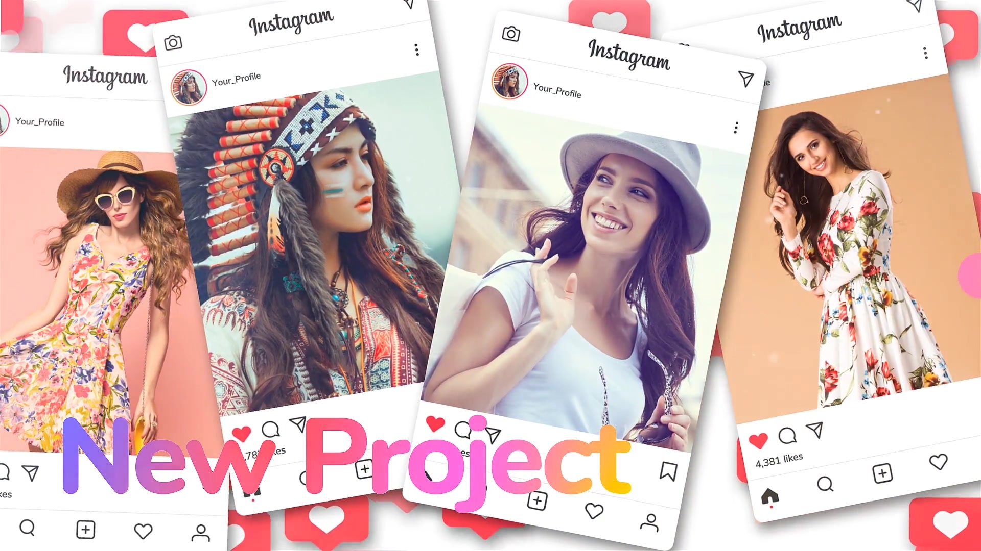 Instagram Channel Promo Slideshow Videohive 25419867 After Effects Image 4