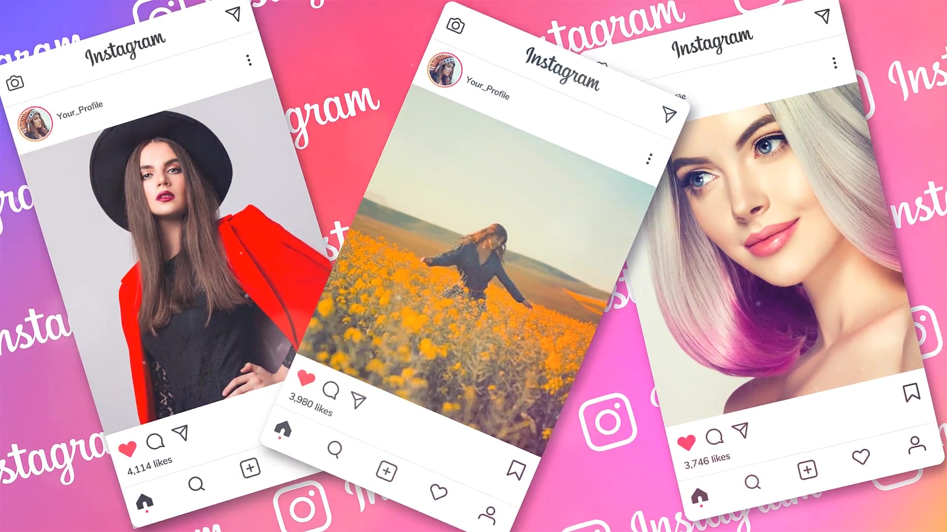 Instagram Channel Promo Slideshow Videohive 25419867 After Effects Image 5