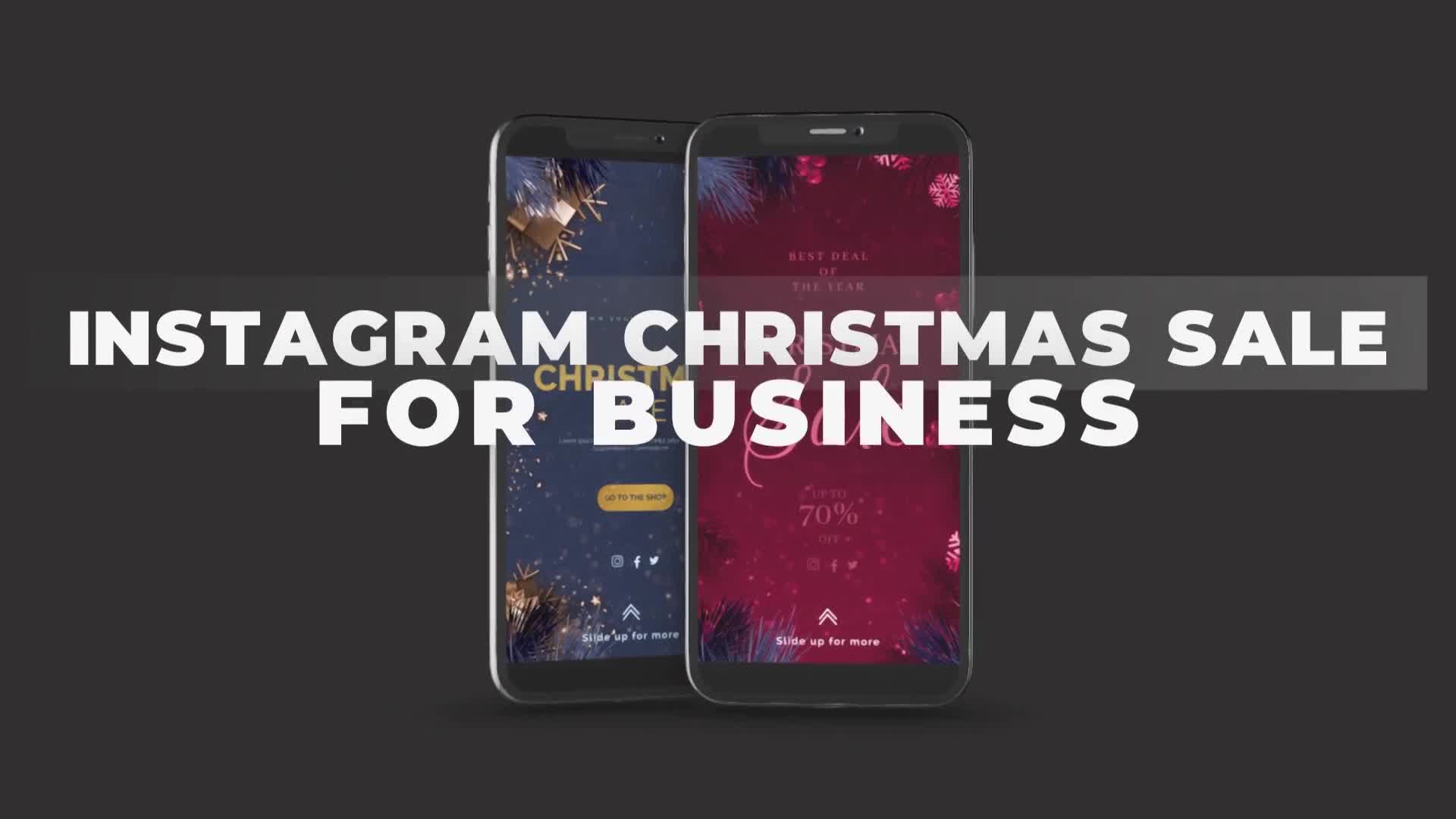 Instagram Christmas Sale for Business Videohive 29659638 After Effects Image 1