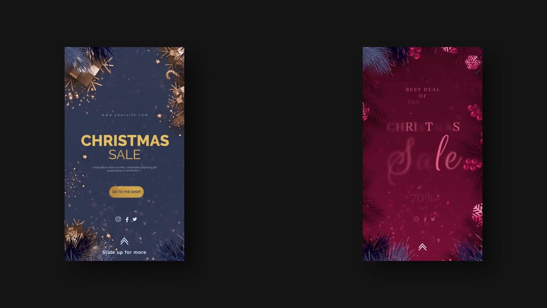 Instagram Christmas Sale for Business Videohive 29659638 After Effects Image 4