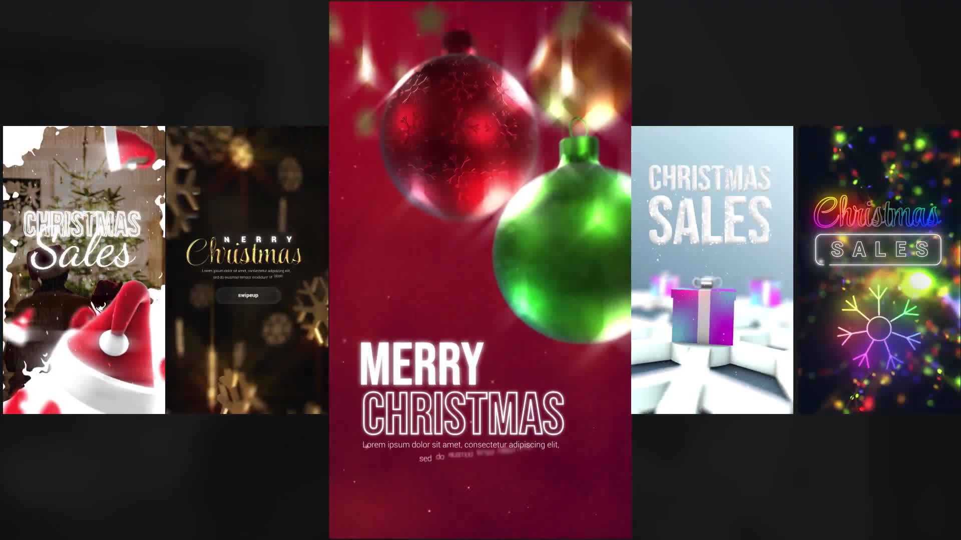Instagram Christmas Stories Pack Videohive 35002581 After Effects Image 1