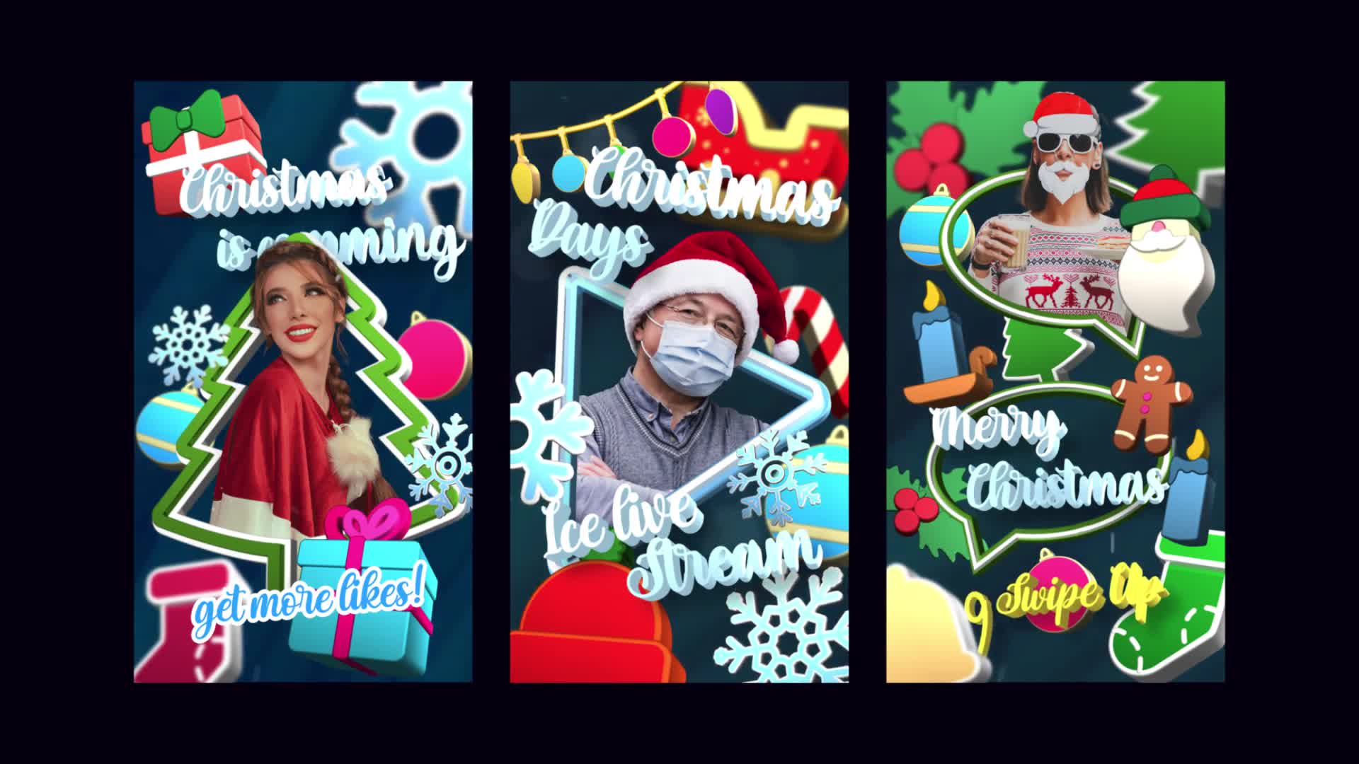 Instagram Christmas Toys Videohive 35107558 After Effects Image 9