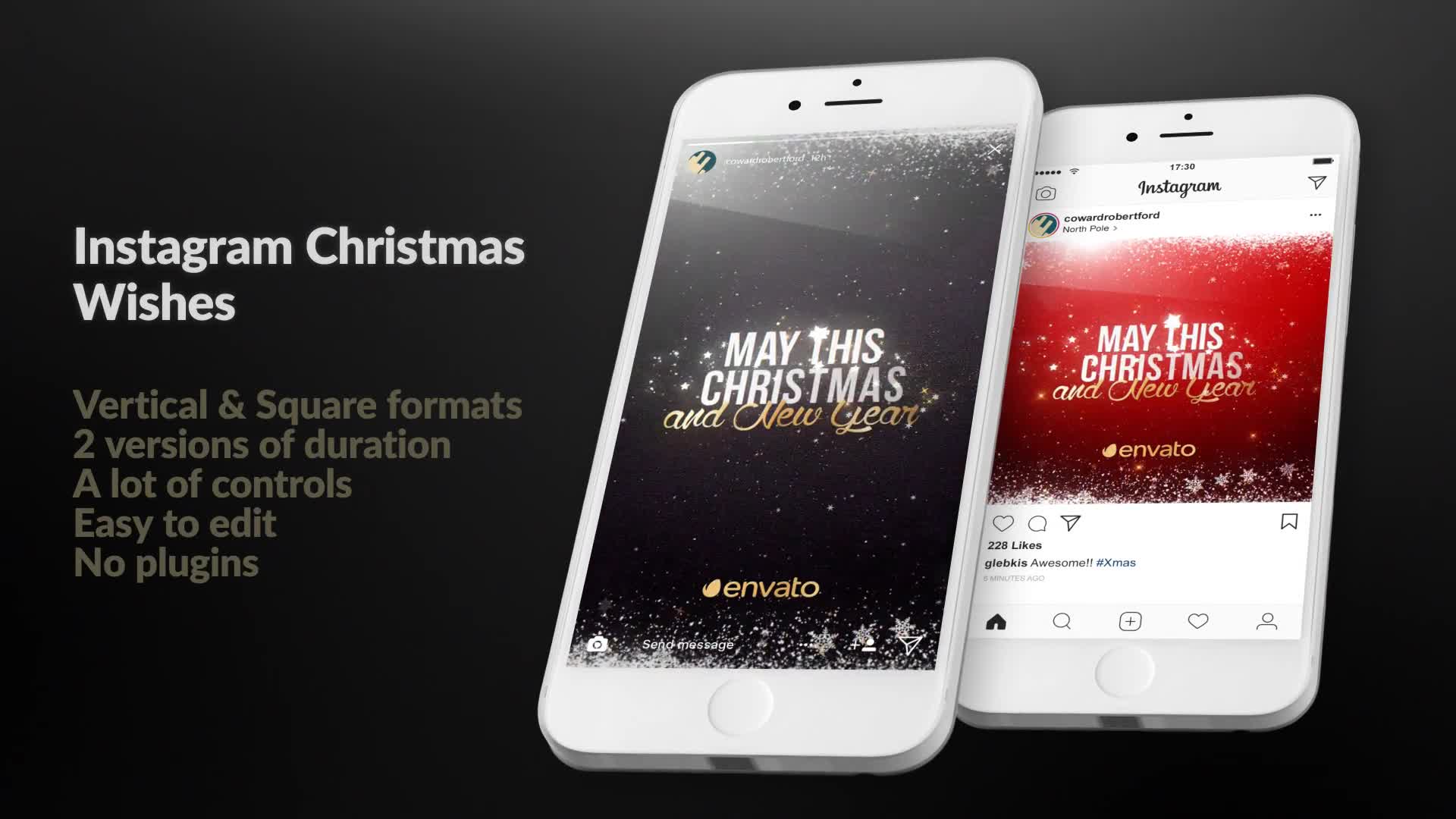 Instagram Christmas Wishes Videohive 22809980 After Effects Image 1
