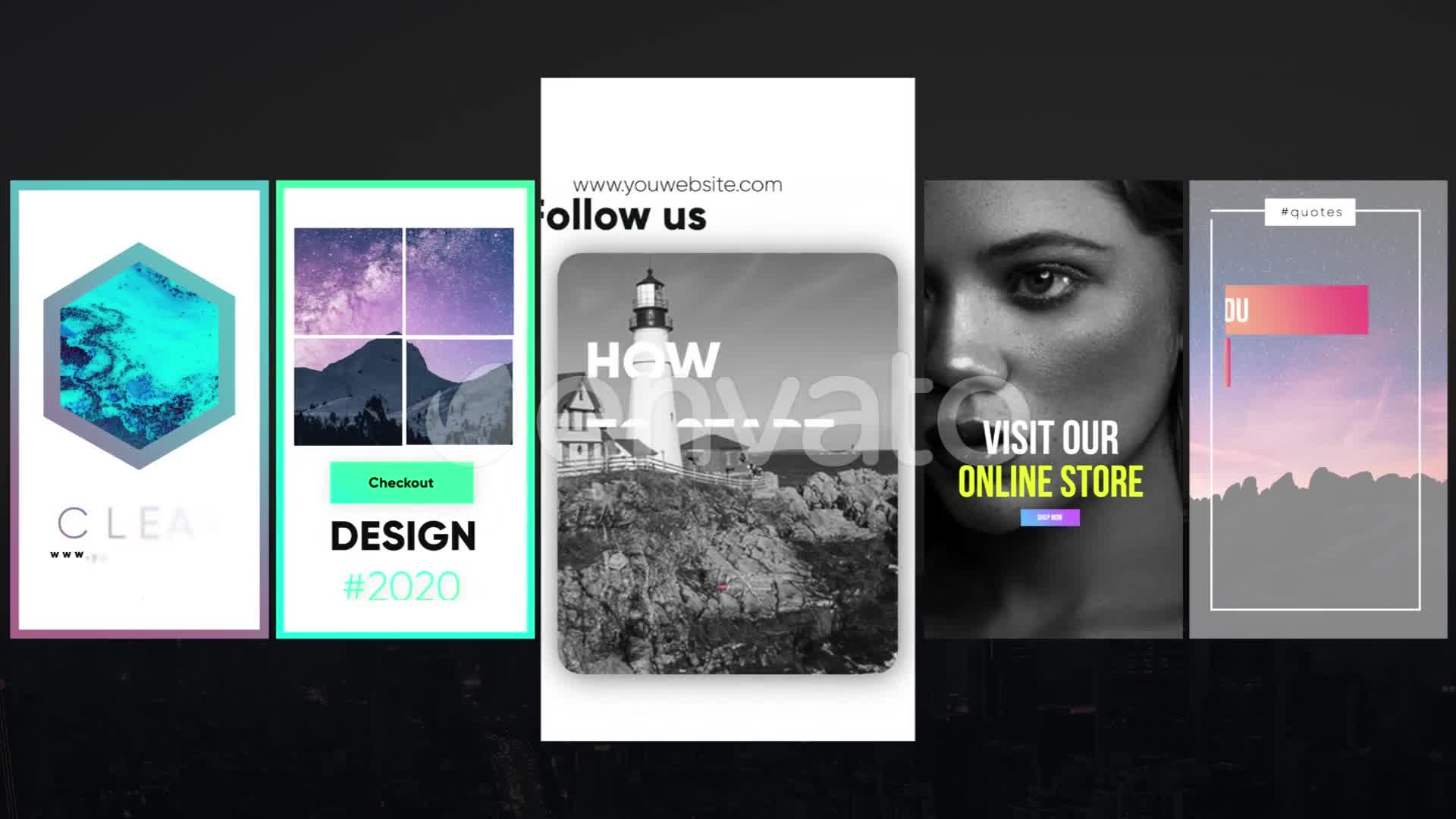 Instagram Clean Stories Videohive 25902916 Apple Motion Image 10