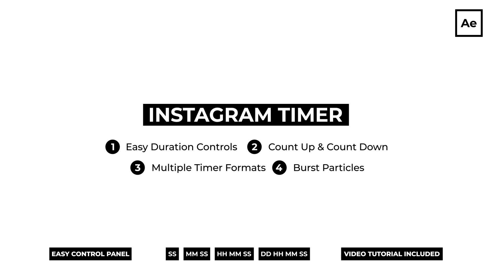 Instagram Countdown Timer Videohive 36834591 After Effects Image 1