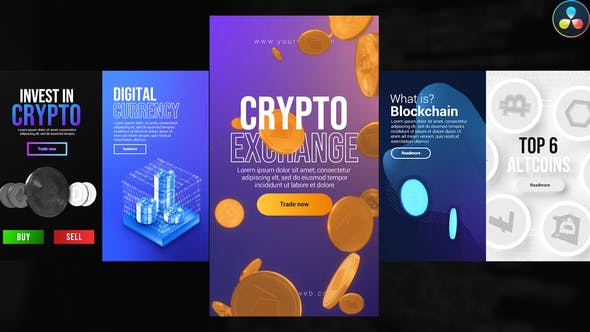 Instagram Crypto Stories - Download 31935278 Videohive