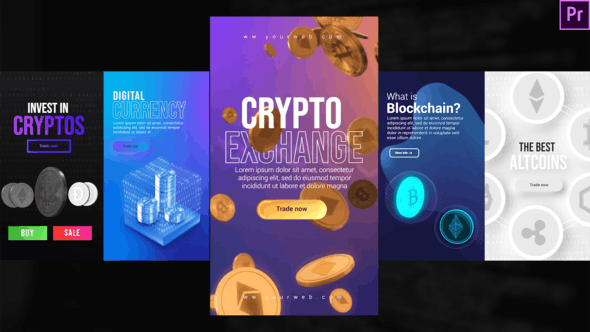 Instagram Crypto Stories - Download 31935321 Videohive