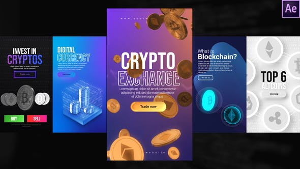 Instagram Crypto Stories - Videohive 31886879 Download