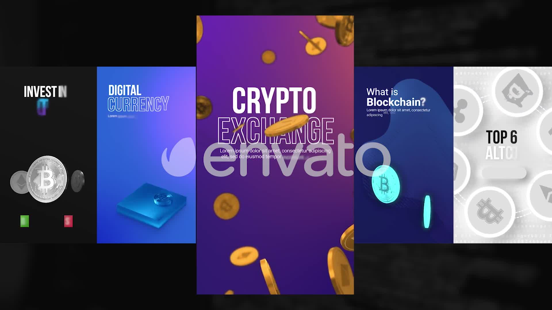 Instagram Crypto Stories Videohive 31935358 Apple Motion Image 1