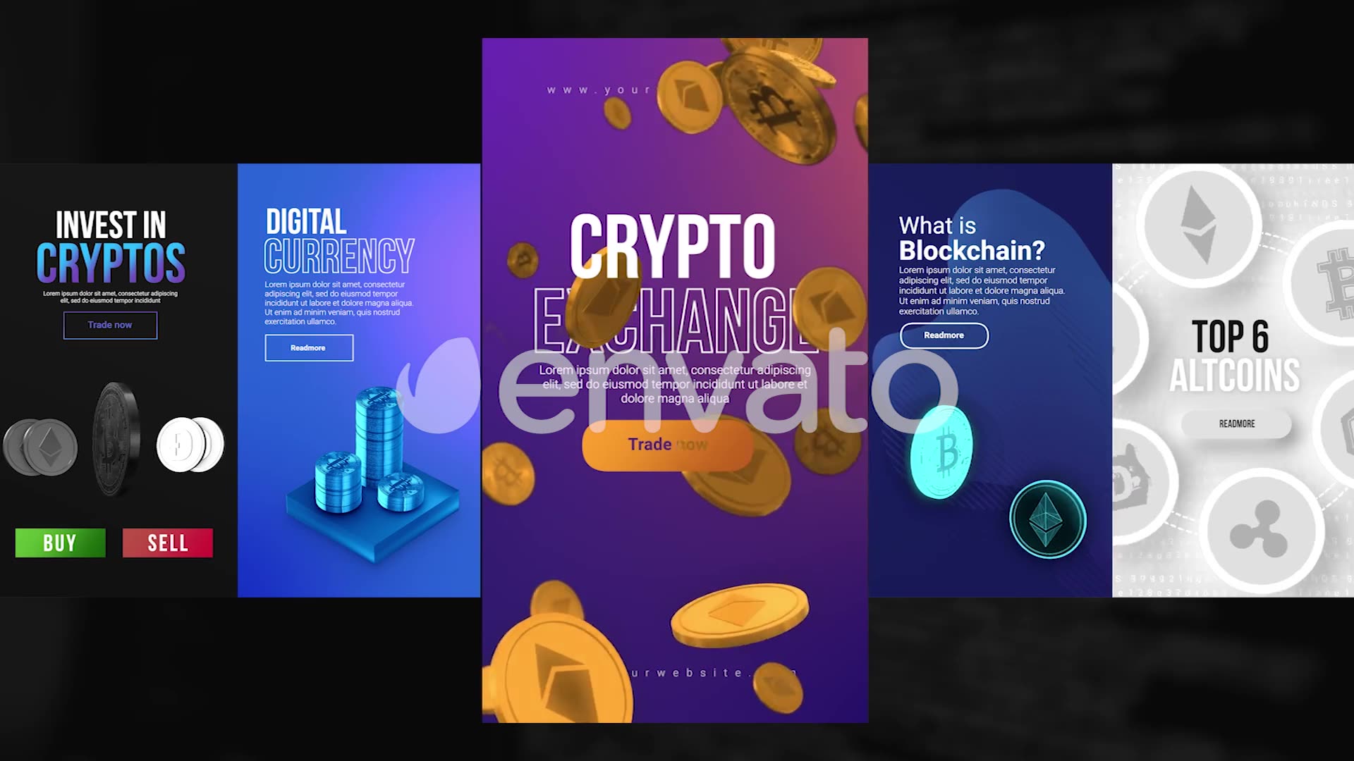 Instagram Crypto Stories Videohive 31935358 Apple Motion Image 12