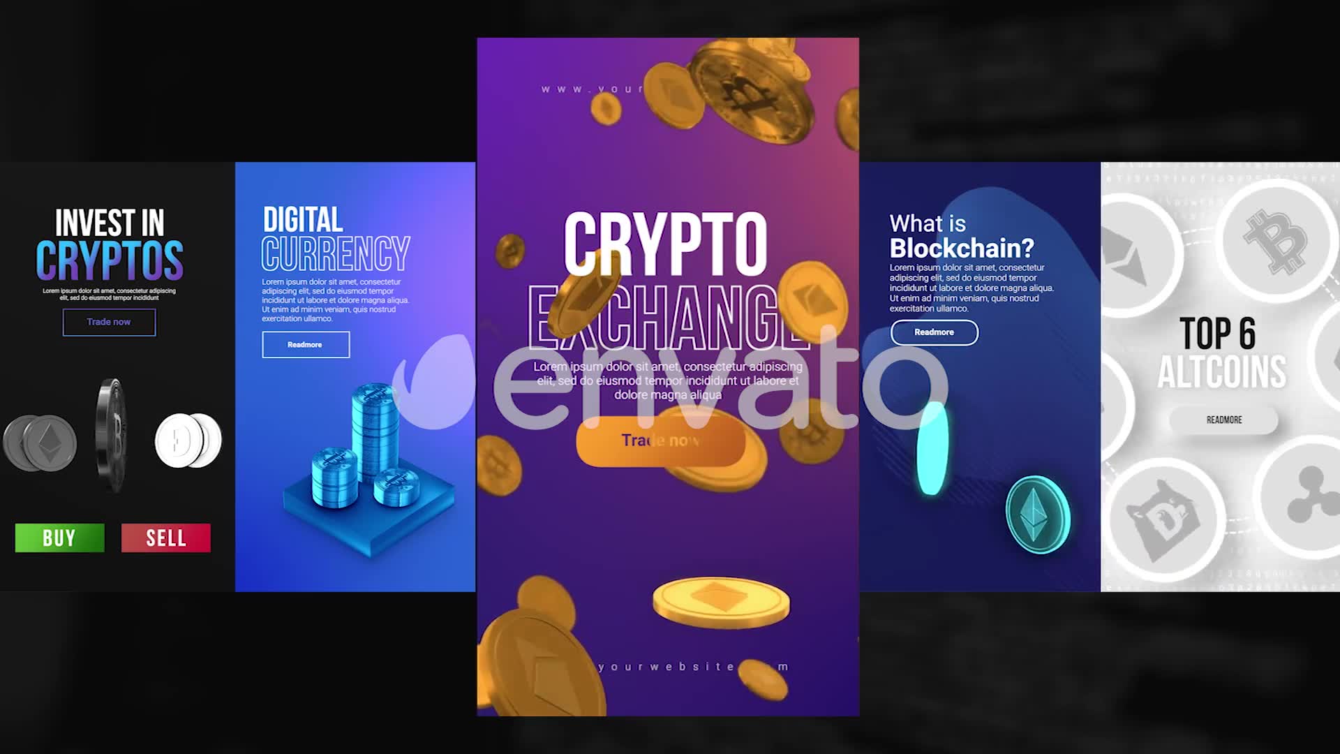 Instagram Crypto Stories Videohive 31935358 Apple Motion Image 2
