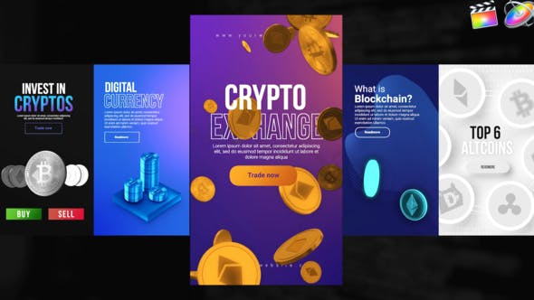 Instagram Crypto Stories - Videohive Download 31935358