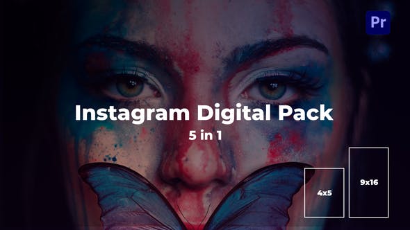 Instagram Digital Pack Instagram Reels, TikTok Post, Stories for Premiere Pro - Videohive 35677925 Download