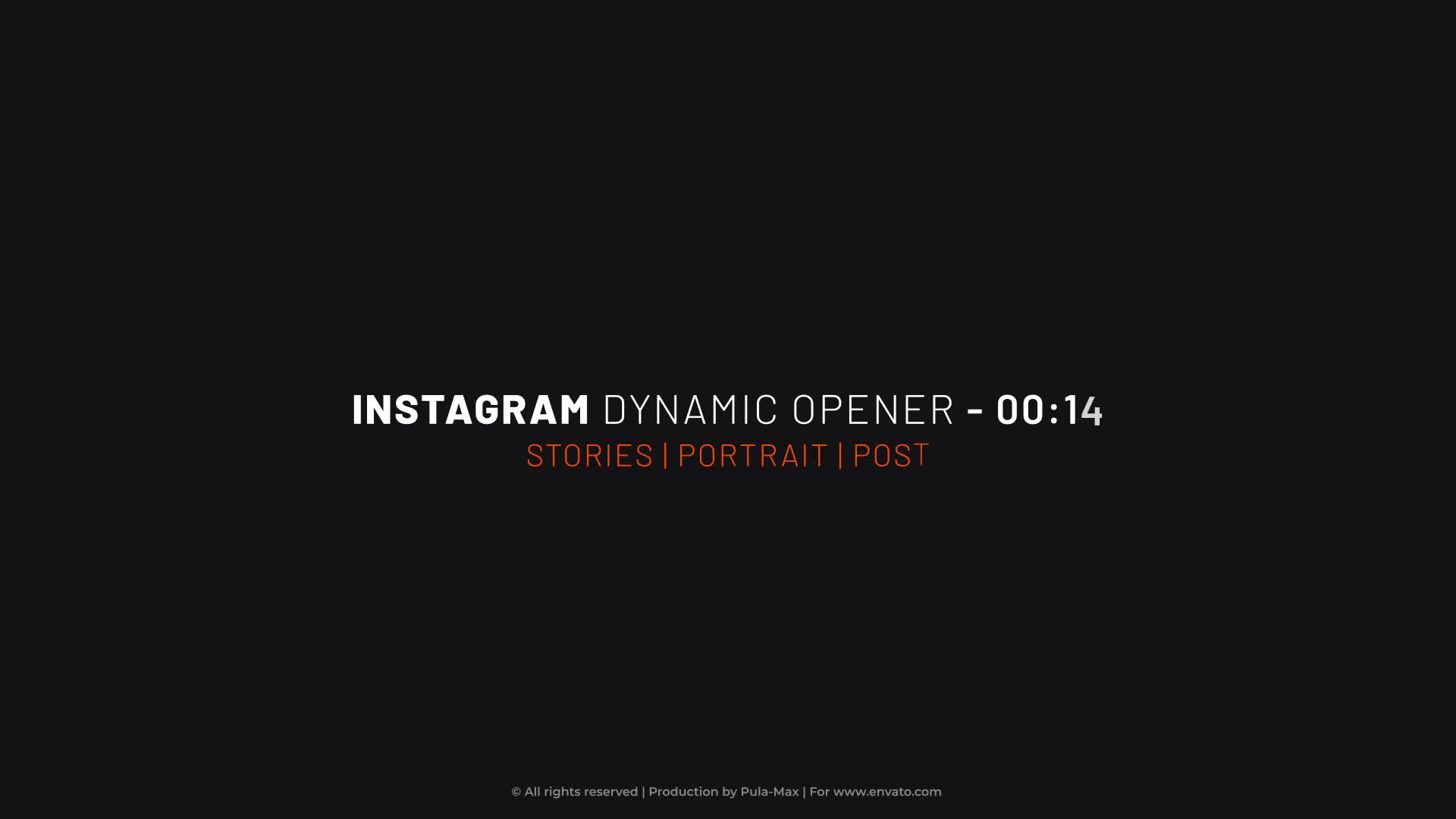 Instagram Dynamic Opener Videohive 34303377 After Effects Image 1