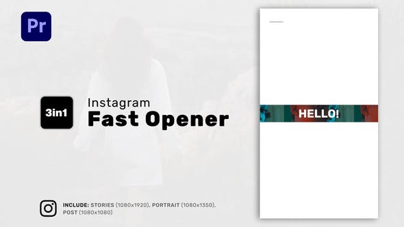 Instagram Fast Opener for Premiere Pro - Download Videohive 36429135
