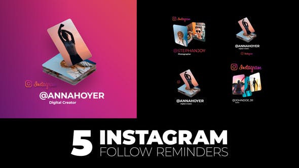 Instagram Follow Reminder v2 - Videohive Download 27550828