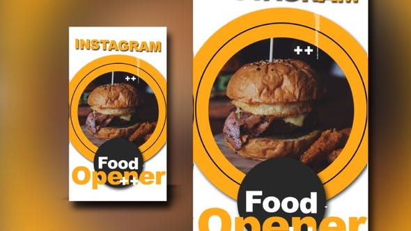 Instagram Food Opener - 31377882 Videohive Download
