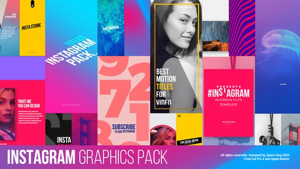 Instagram Graphics Pack | Final Cut Pro - 25634709 Download Videohive