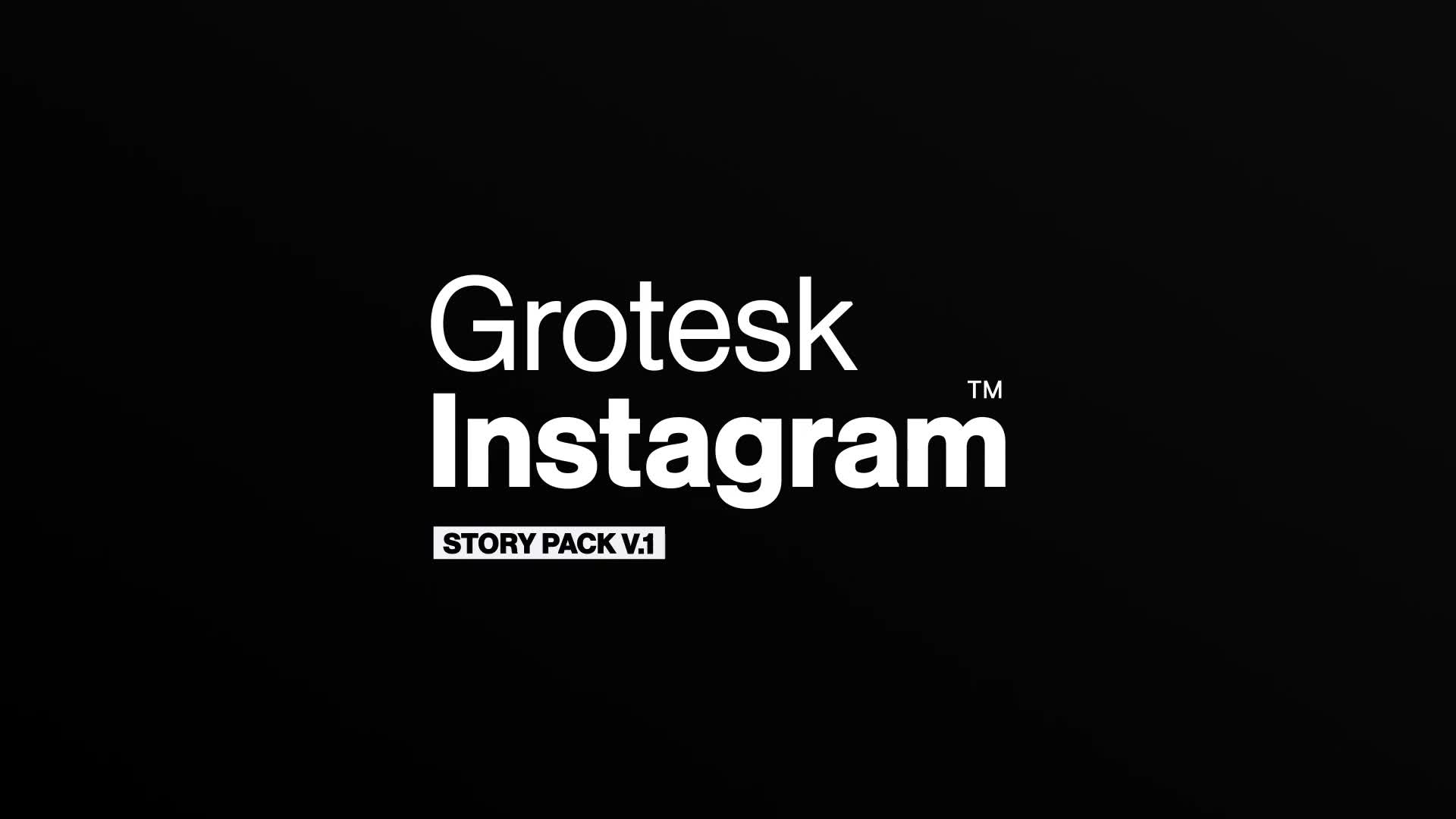 Instagram Grotesk Videohive 28366411 After Effects Image 1