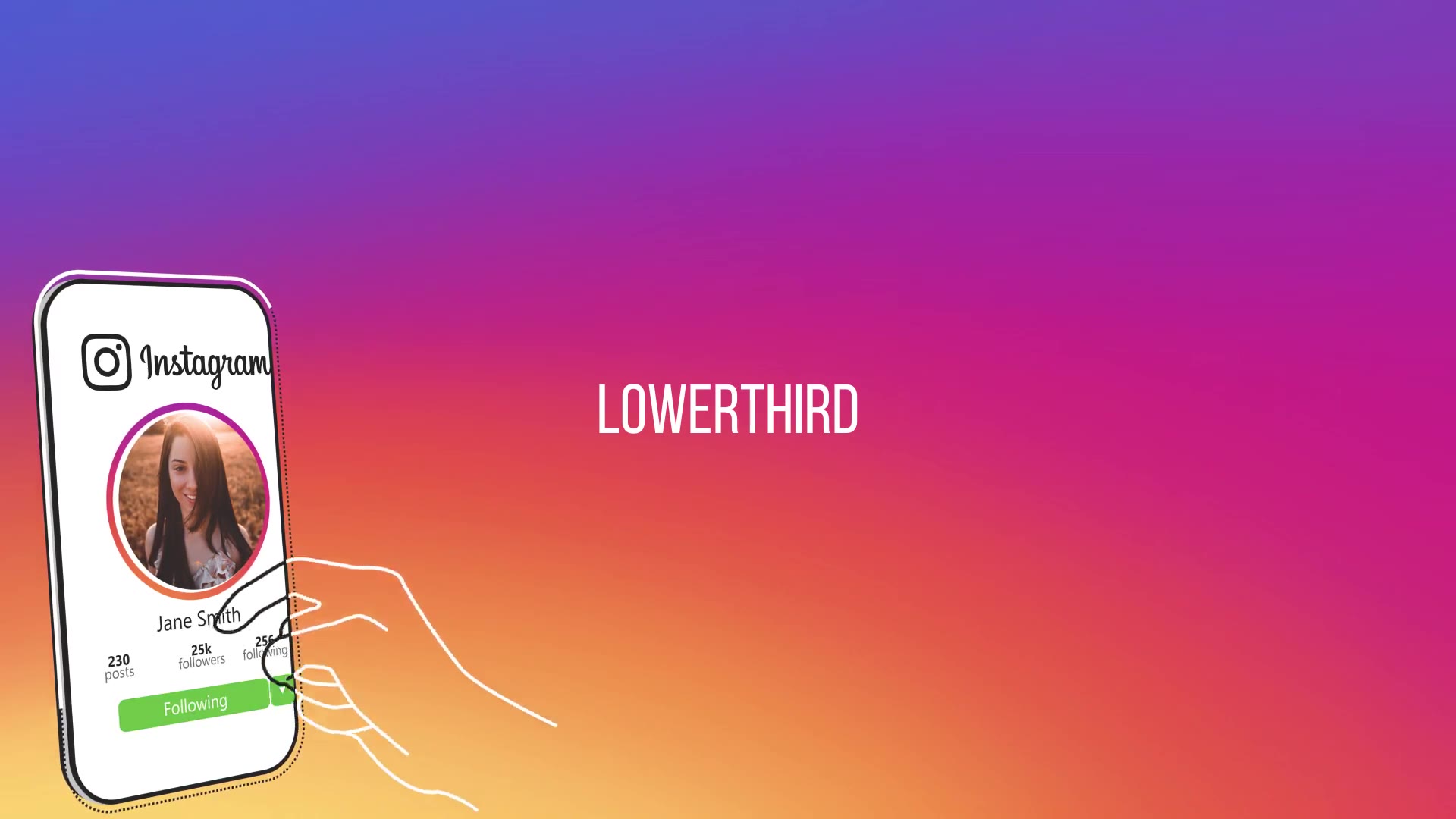 Instagram Intro and Lowerthird (AfterFX) Videohive 24187247 After Effects Image 5