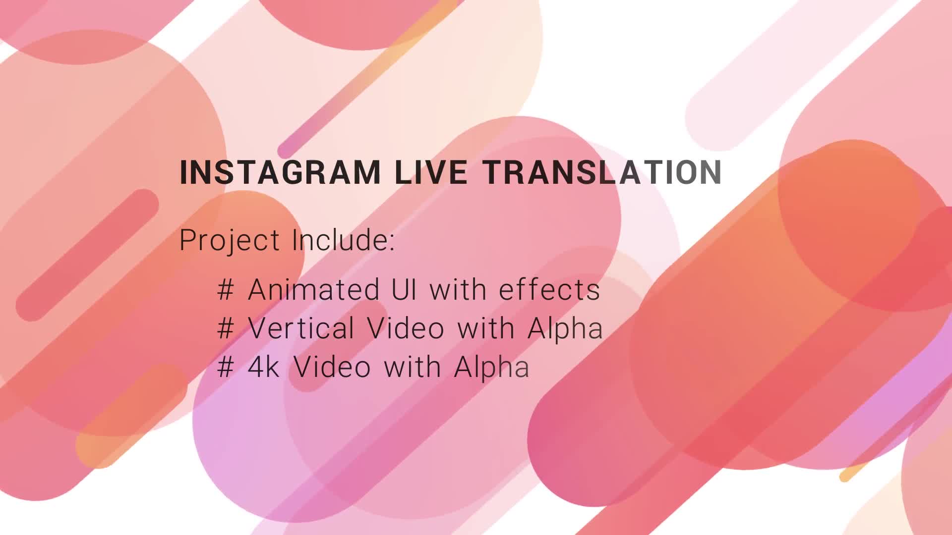 Instagram Live Stream Translation Videohive 22151916 After Effects Image 1