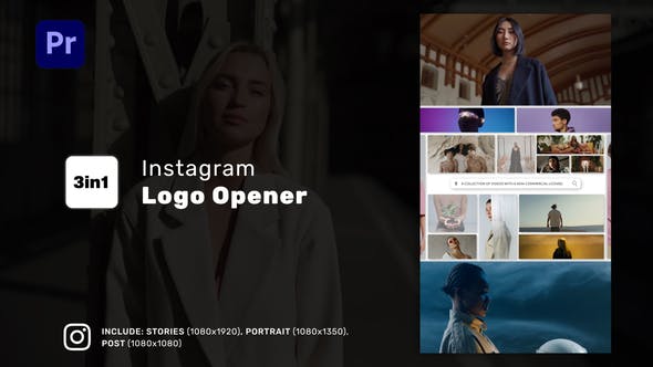 Instagram Logo Opener for Premiere Pro - 38837393 Videohive Download