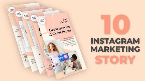 Instagram Marketing Story Pack - Videohive Download 32528239