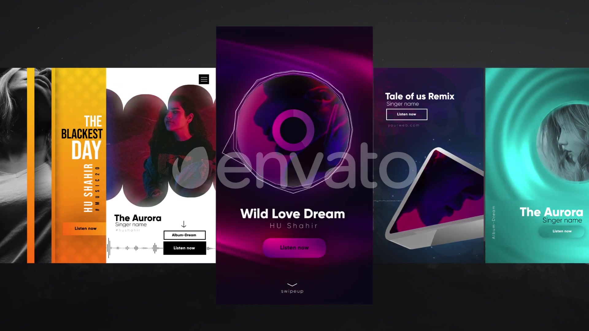 Instagram Modern Music Stories Videohive 26565200 After Effects Image 10