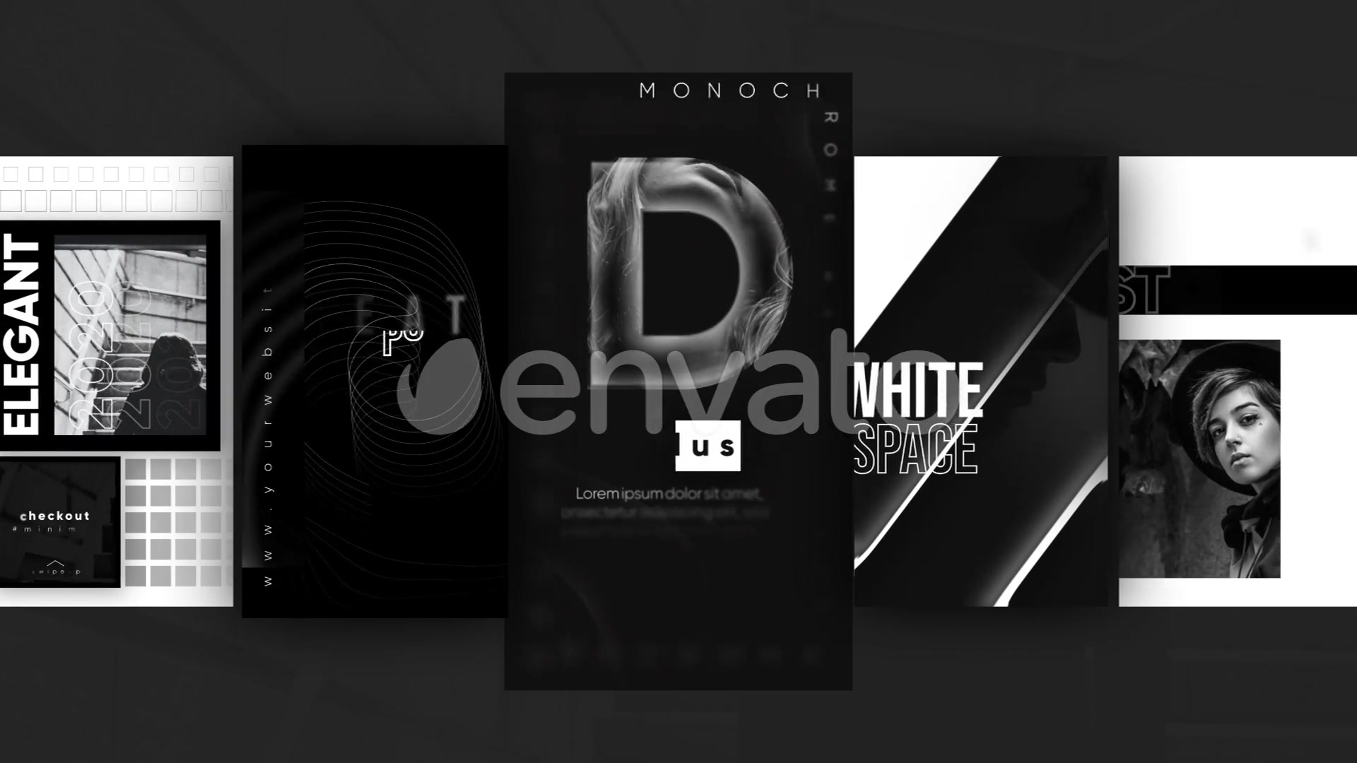 Instagram Monochrome Stories Videohive 27217933 After Effects Image 9