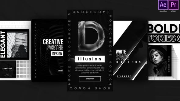 Instagram Monochrome Stories - Videohive 27217933 Download