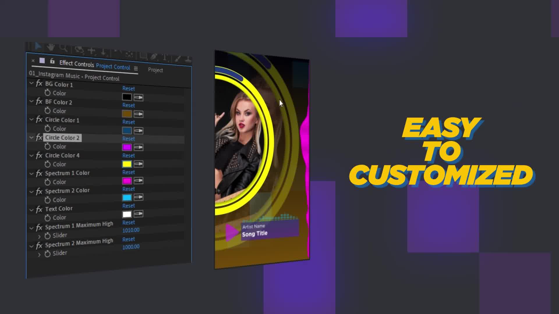 Instagram Music Visualizer Videohive 34114786 After Effects Image 11