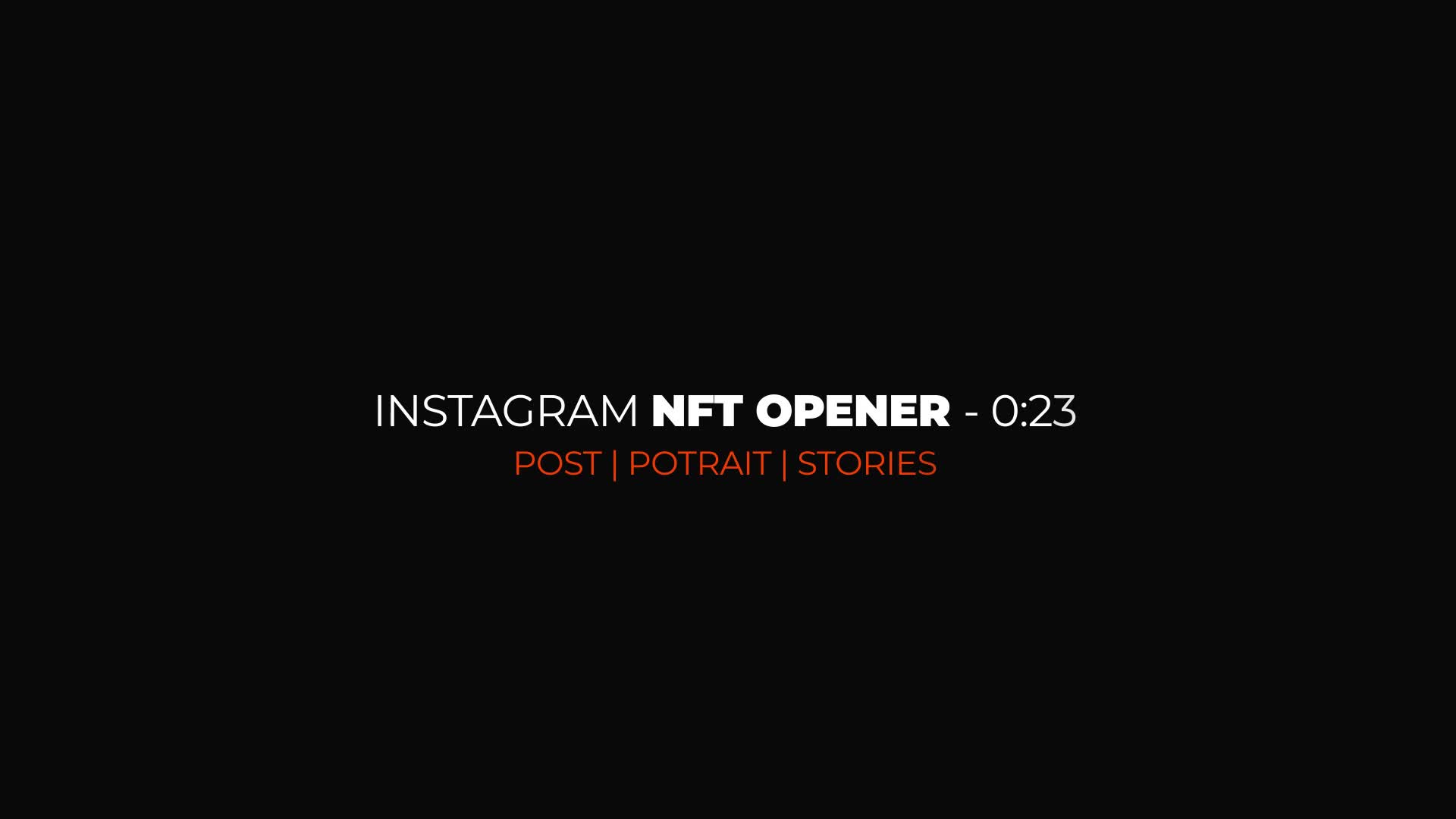 Instagram NFT Opener Promo Videohive 37184724 After Effects Image 1