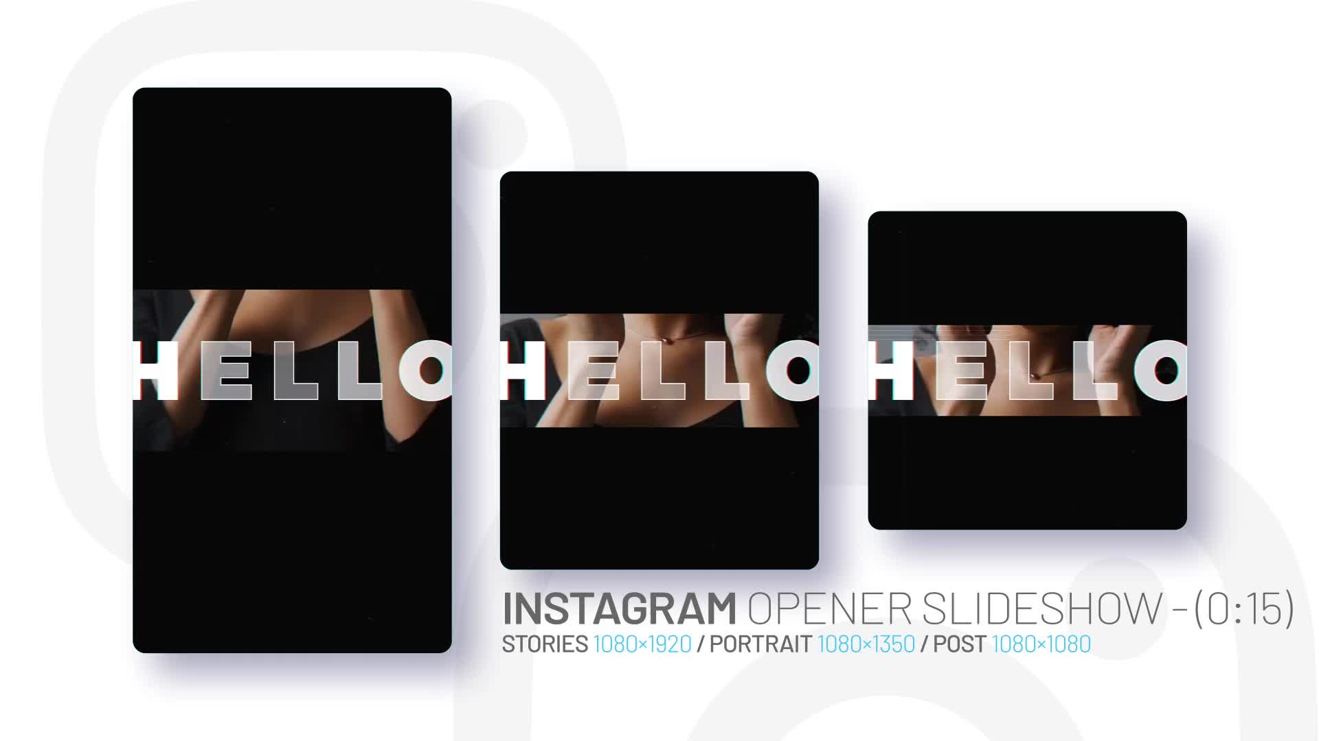 Instagram Opener Slideshow Videohive 34137588 After Effects Image 1