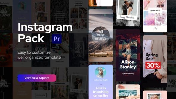 Instagram Pack for Premiere Pro - Download 33650439 Videohive