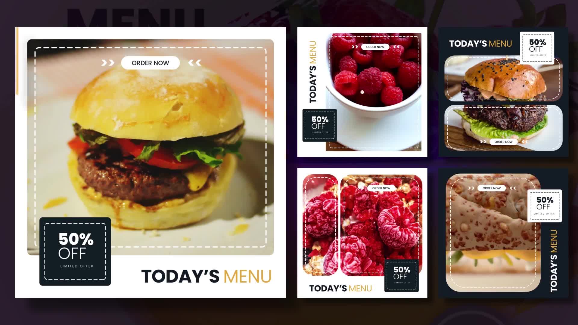 Instagram Post Fashion & Food Mogrt Videohive 35255539 Premiere Pro Image 10
