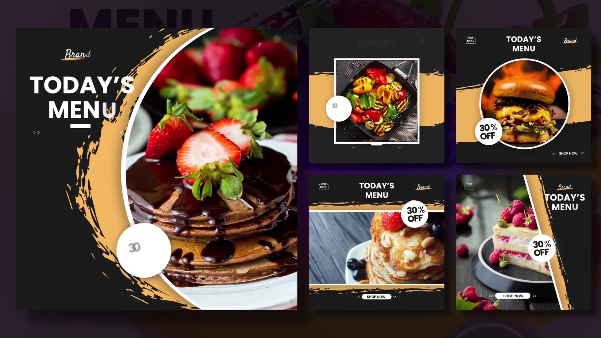 Instagram Post Fashion & Food Mogrt Videohive 35255539 Premiere Pro Image 5