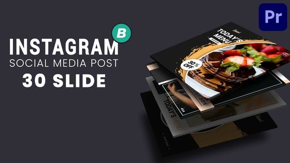 Instagram Post Fashion & Food Mogrt - Download 35255539 Videohive
