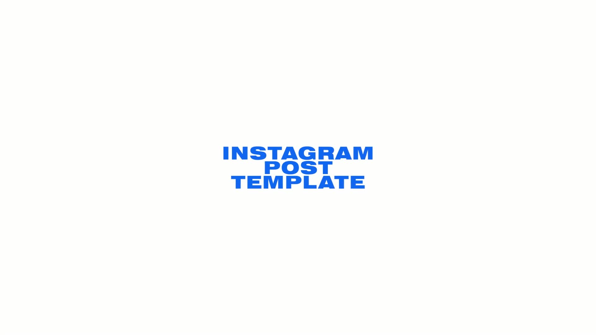 Instagram Post Template | Vertical and Square Videohive 28380296 After Effects Image 1