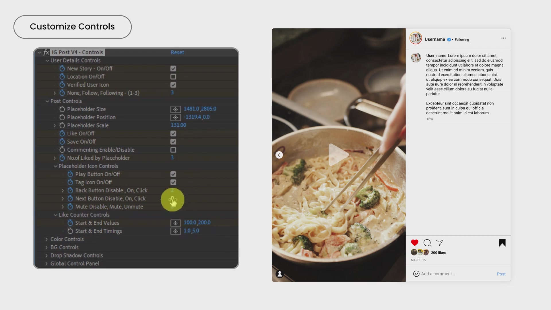 Instagram Post UI Pack Videohive 36889428 After Effects Image 9