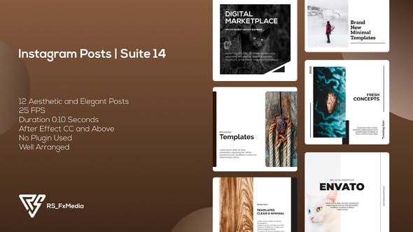 Instagram Posts | Minimal Slot | Suite 14 - Download 34613305 Videohive